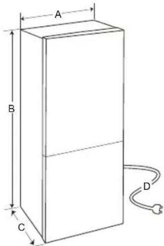 LG GBB61BLHEC - Pa3Mepn N OTCToHn - 1
