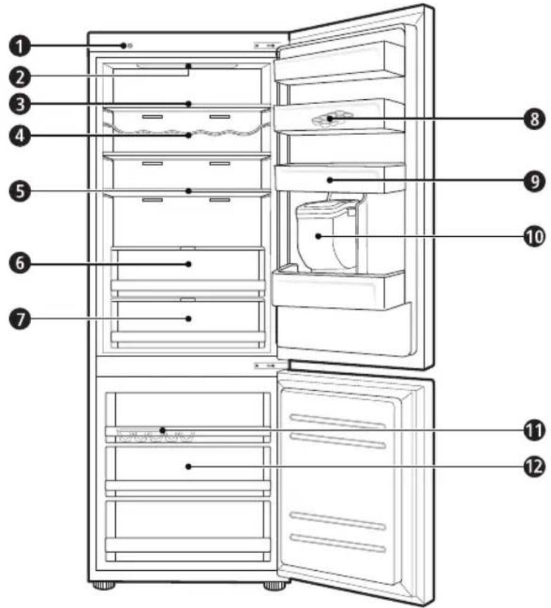 LG GBB61BLHEC - Parts - 1