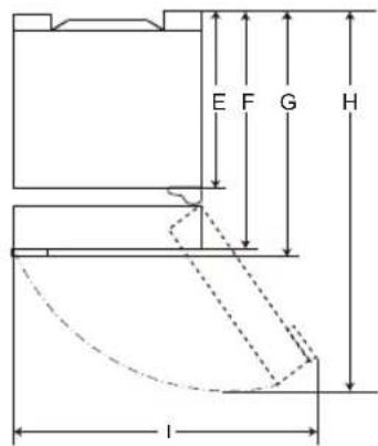 LG GBB61BLHEC - Mitat ja vapaa tila - 3