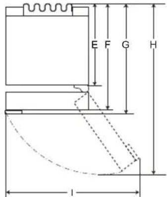 LG GBB61BLHEC - Dimensiones y separaciones - 2