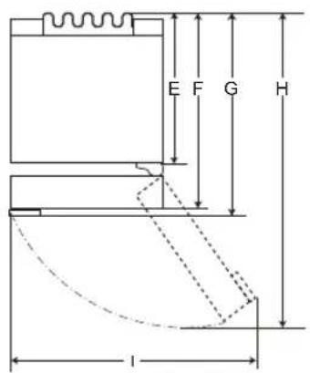 LG GBB61BLHEC - Mööttmed ja vahemaad - 2