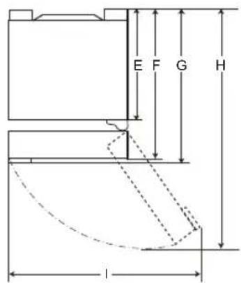 LG GBB61BLHEC - Afmetingen en vrij ruimten - 3