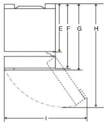 LG GBB61BLHEC - Dimensions and Clearances - 3