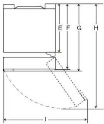LG GBB61BLHEC - Méretek és hézagok - 3