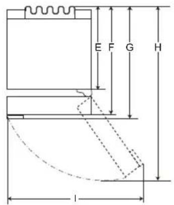 LG GBB61BLHEC - Afmetingen en vrij ruimten - 2