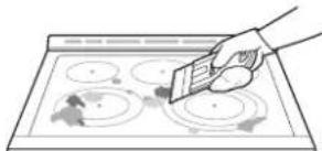 LG LSEL6333F - Résidus d'aliments brûlés - 1