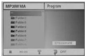 LG LHD6530A - Appuyez sur ▲▼ pour sélectionner le mp3/wma, puis appuyez sur ENTER ou sur PLAY. - 1