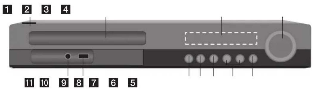 LG HT865PH - Panneau avant - 1