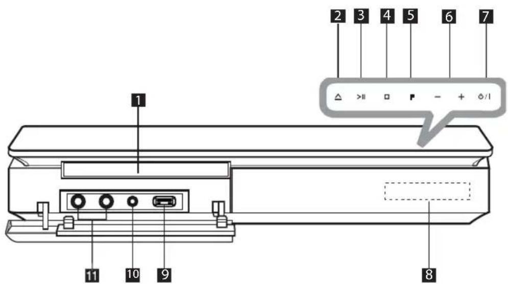 LG DH7530TW - Panneau avant - 1