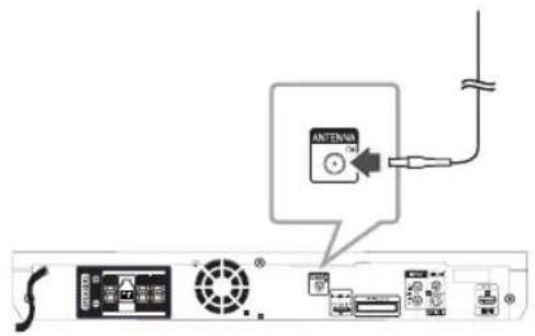 LG DH7530TW - Raccordement de l'antenne - 1