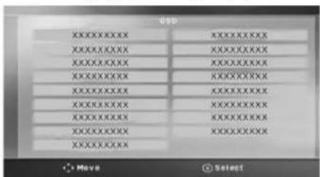LG DH7530TW - Paramètres de langue initiaux pour l'affichage à l'écran - en option - 1
