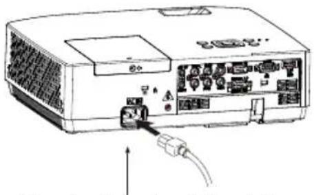 LG BD450 - Branchement au cordon d'alimentation AC - 1