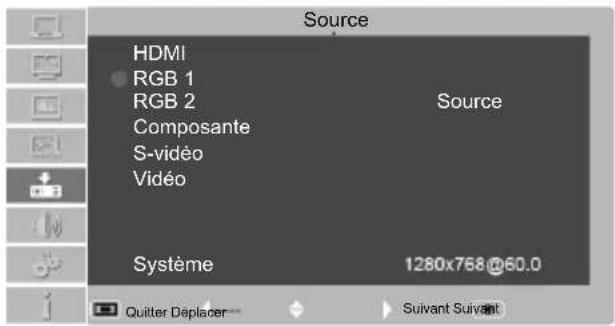 LG BD450 - Le menu à l'écran - 1