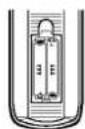 LG DV8600E1CM - Mise en place des piles de la télécommande - 1