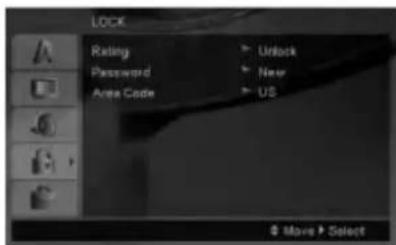 LG DV161E1Z - LOCK (Parental Control) - 1