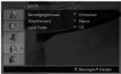 LG DV161E1Z - LOCK (Jeugdbeschermingscontrole of Parental Control) - 1