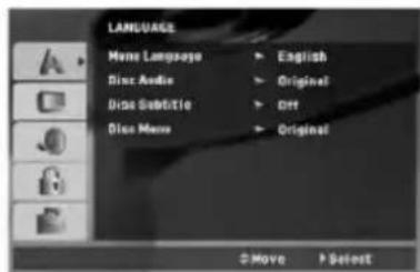 LG DV171KE1M - LANGUAGE - 1