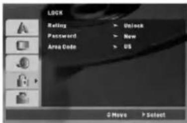 LG DV171KE1M - LOCK (Parental Control) - 1