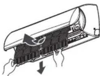 LG UM42FH - Clean the air filter - 4