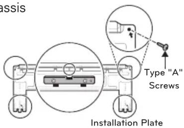 assis Type "A" Screws Installation Plate