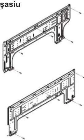 LG UV24FH - Fixarea plăcii de montare - 1