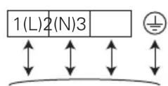 LG UV24FH - Aansluitingen van de draden - 1