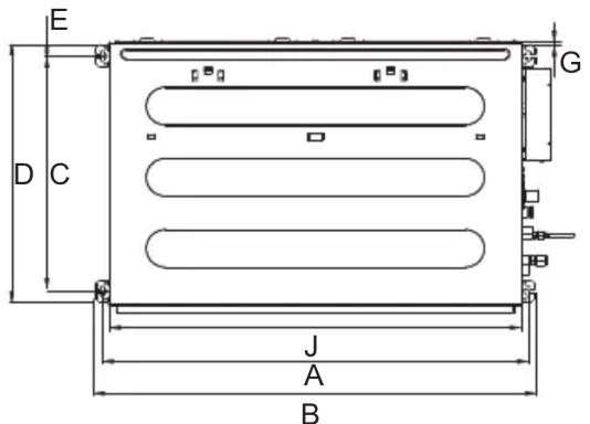 LG UV24FH - Position von der Befestigungsschraube - 1
