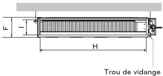 F - H Trou de vidange