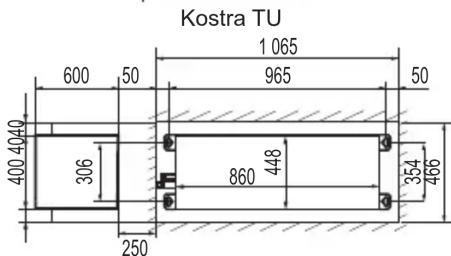 Kostra TU 1 065 600 50 965 50 400 4040 306 860 448 354 250 466
