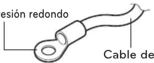 LG UV24FH - Precauciones de colocación del cableado de corriente eléctrica - 1