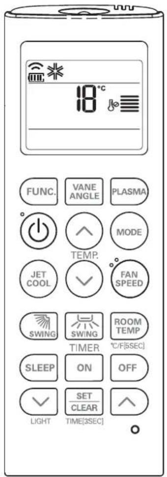 LG UV18FH - Regolazione temperatura /controllo temperatura ambiente - 1