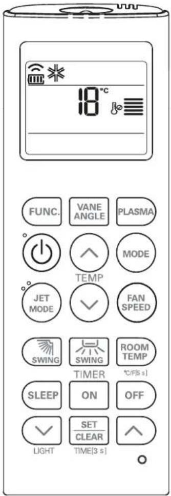 LG UV18FH - Temperature Setting/Room Temperature checking - 1