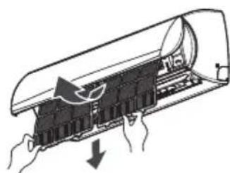 LG UM36FH - Clean the air filter - 4