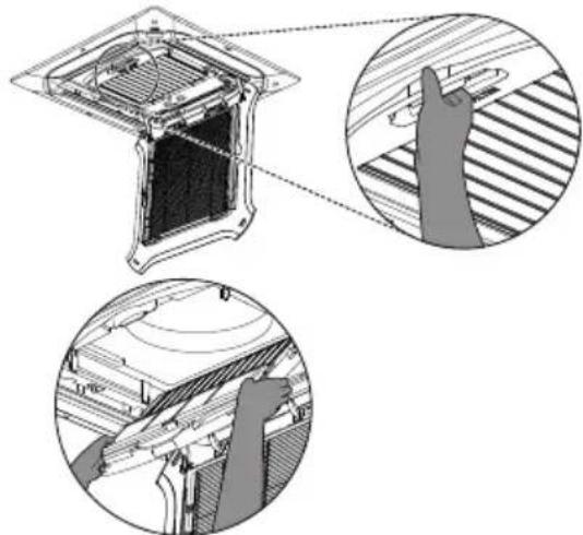 LG UM36FH - Cleaning the deodorization filter/PM1.0 filter (Optional) - 2