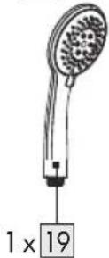 Livarno Lux HG08597A - SET DE DOUCHE - 20