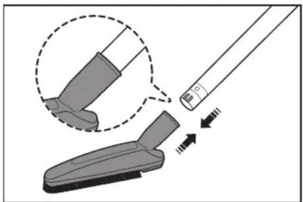 SAMSUNG SU12F40SD - Utilisation de la poignee de l'aspirateur (la poignee du réservoir de poussière) - 4