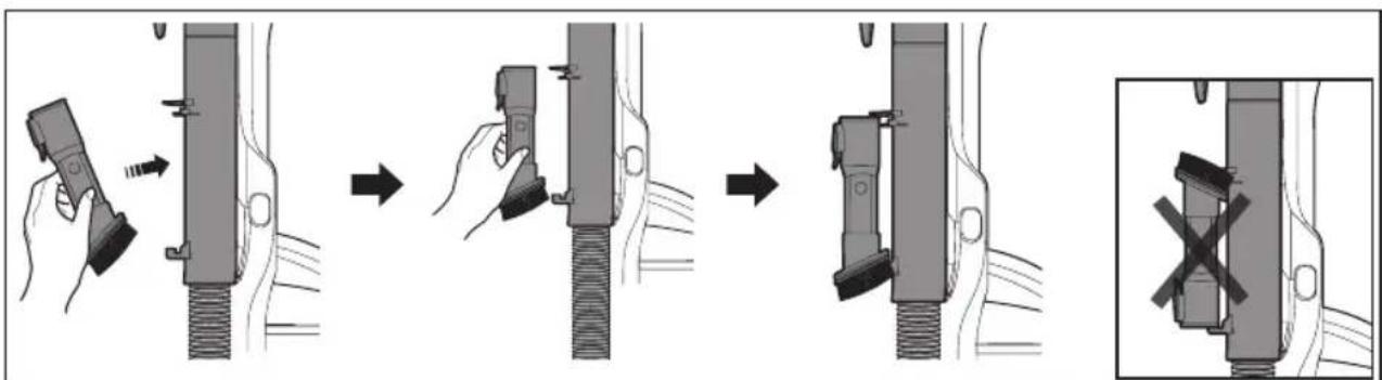 SAMSUNG SU12F40SD - ATTACHING THE ACCESSORIES - 1