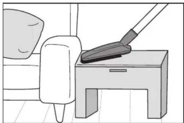 SAMSUNG SU12F40SD - Utilisation de la poignee de l'aspirateur (la poignee du réservoir de poussière) - 5