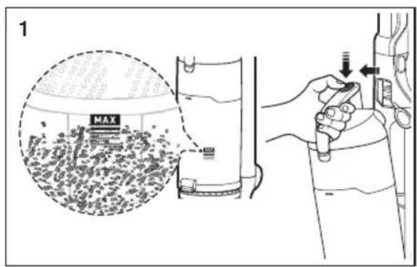 SAMSUNG SU12F40SD - VACIADO DEL CONTENEDOR DE POLVO - 2