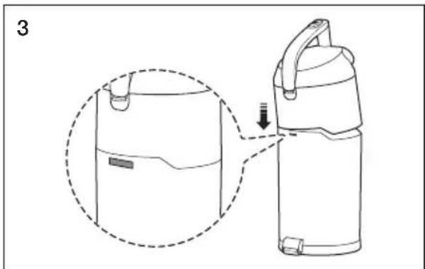 SAMSUNG SU12F40SD - VIDER le réservoir de poussière - 8