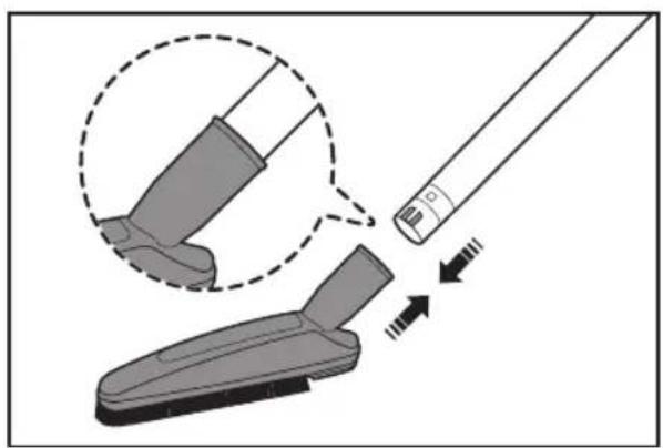 SAMSUNG SU12F70SD - Utilisation de la poignée de l'aspirateur (la poignée du réservoir de poussière) - 2