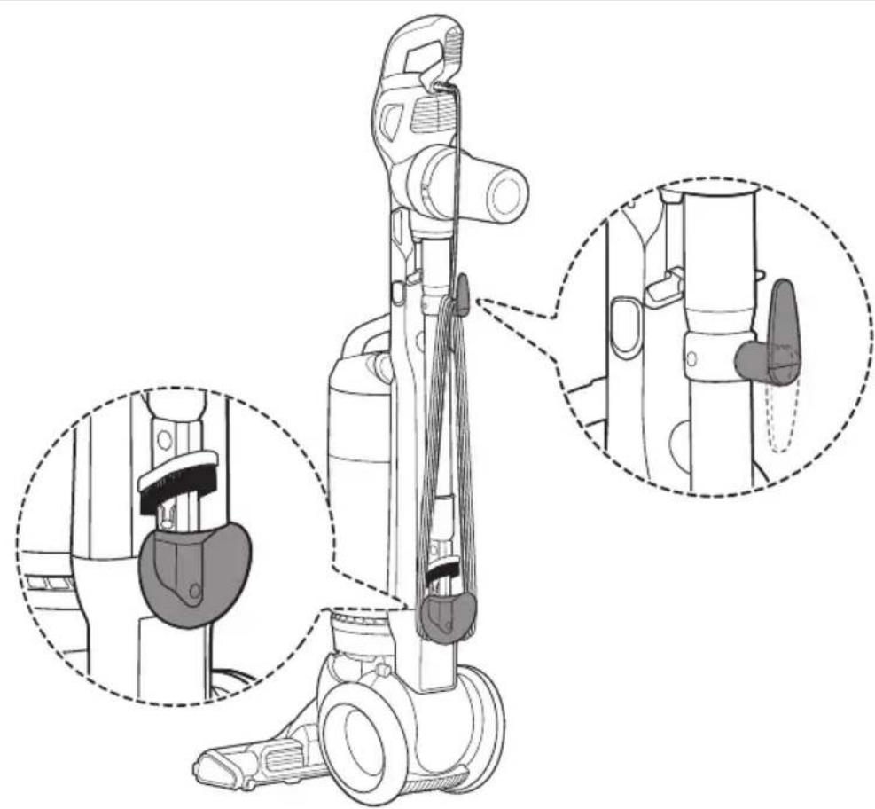 SAMSUNG SU12F70SD - STOWING THE POWER CORD - 1