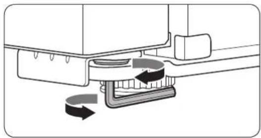 SAMSUNG RS51K57807S - STEP 4 Adjust the door height - 2