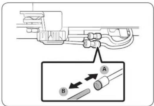 SAMSUNG RS51K57807S - Disconnect the water line (applicable models only) - 2