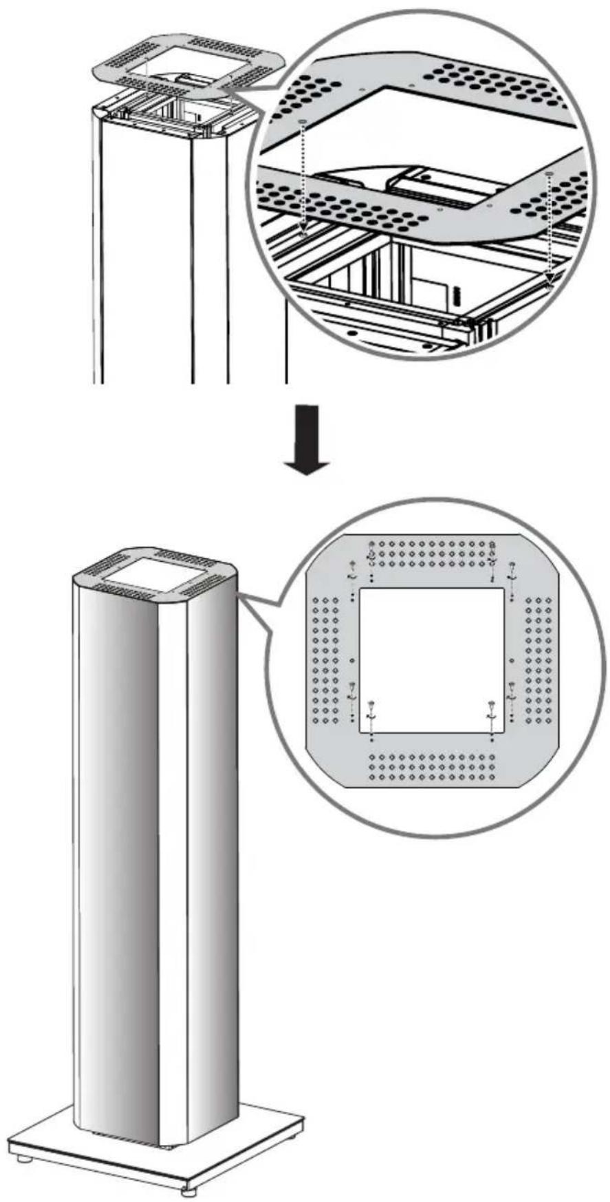 LG PLF860 - AVERTISSEMENT - 1