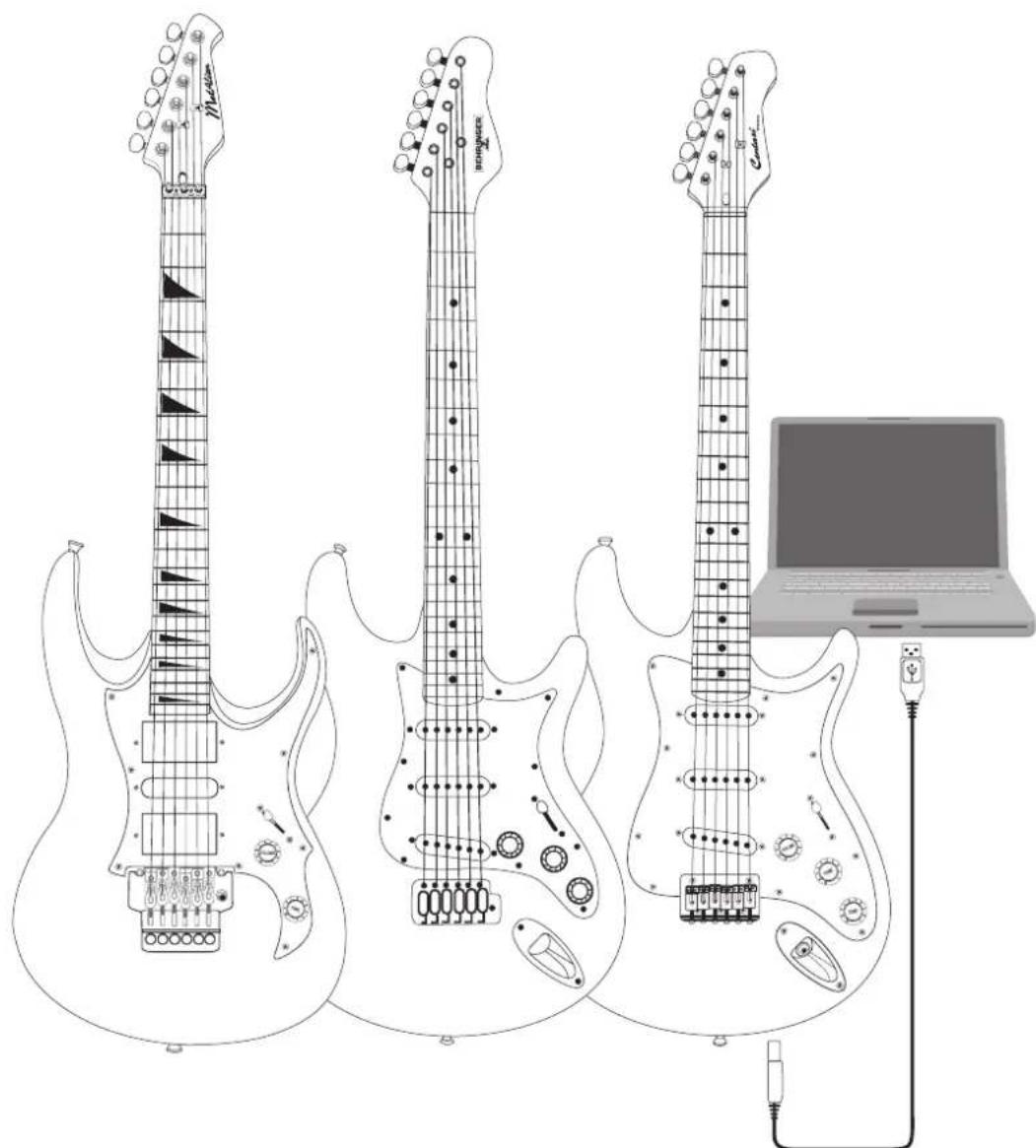 BEHRINGER iAXE629BKLS - Iaxe usb-guitar - 1