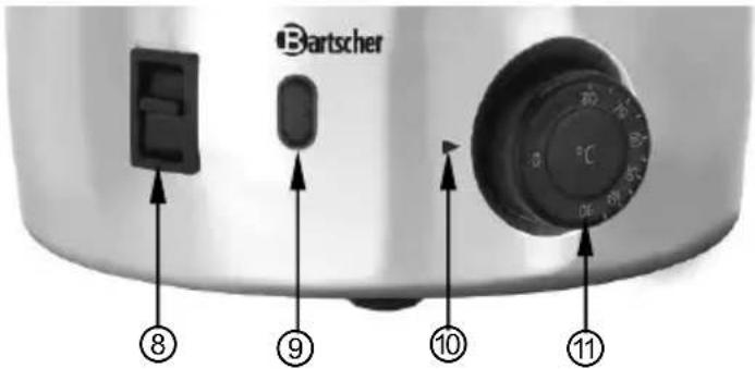 BARTSCHER 200065 - Bedieningselementen - 1