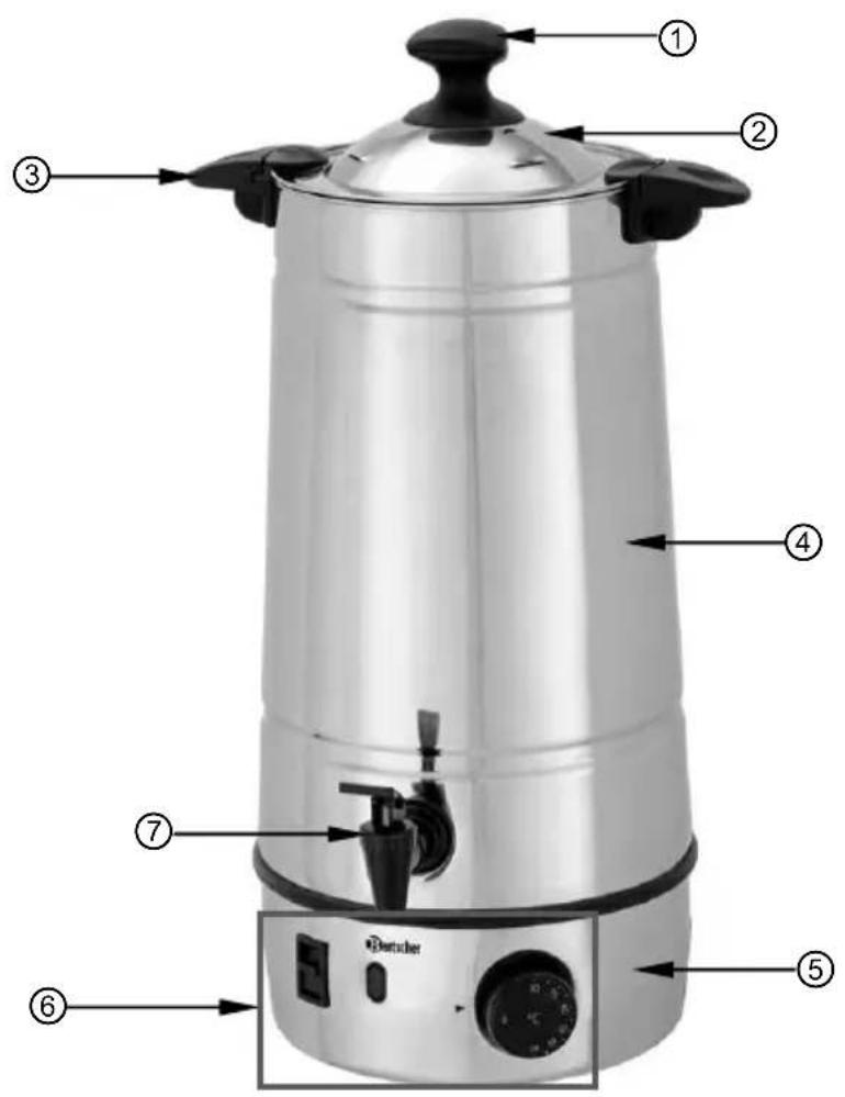 BARTSCHER 200065 - Overview of parts - 1