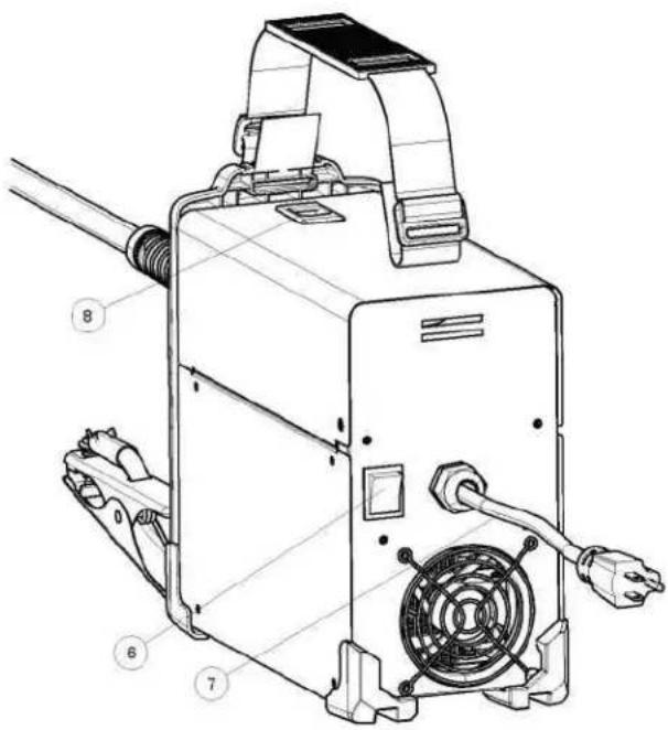 LINCOLN ELECTRIC WELDPAK 140HD - Utilisation de la rallonge - 1