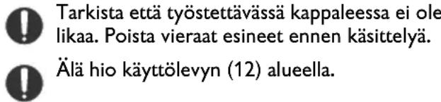 Fein GRIT GHB 1550 Inox - Käyttövinkkejä. - 1